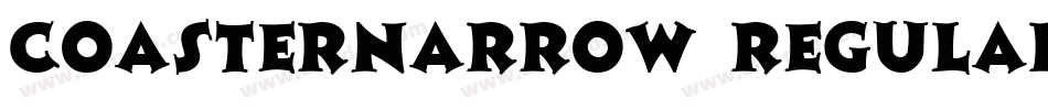 CoasterNarrow Regular字体转换
